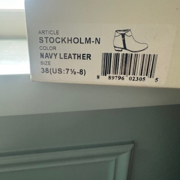 Spring Step - Stockholm Navy Booties - All Leather - BNIB - Picture 5 of 5
